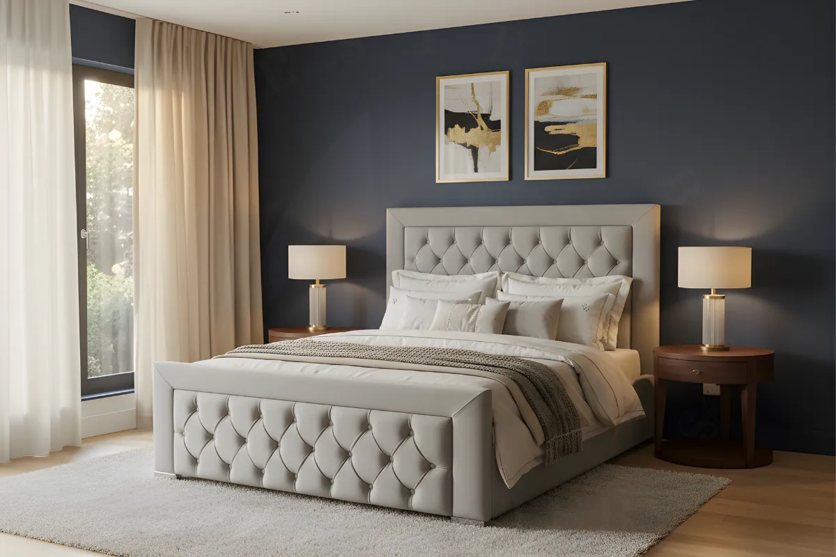 NY AYA Chesterfiled Divan Bed